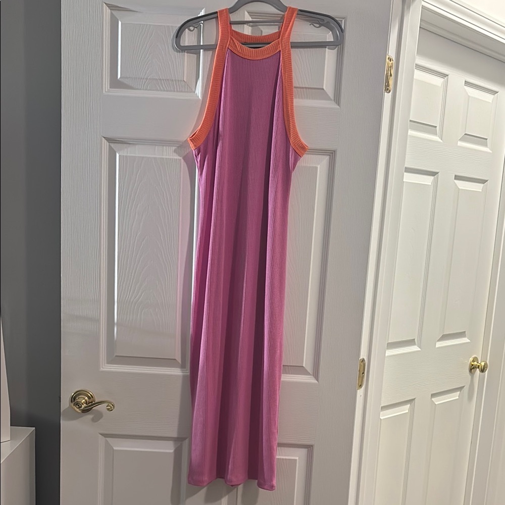 🩷Vici Pink and Orange Dress🧡 in XL